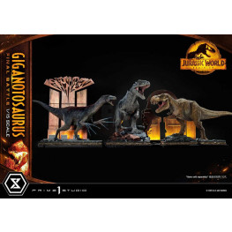 Jurassic World: Dominion Legacy Museum Collection socha 1/15 Giganotosaurus Final Battle Bonus Version 48 cm